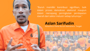 Aslan Sarifudin Bongkar Persoalan Buruh, Petani, dan Nelayan Halmahera Tengah di Kongres V Partai Buruh