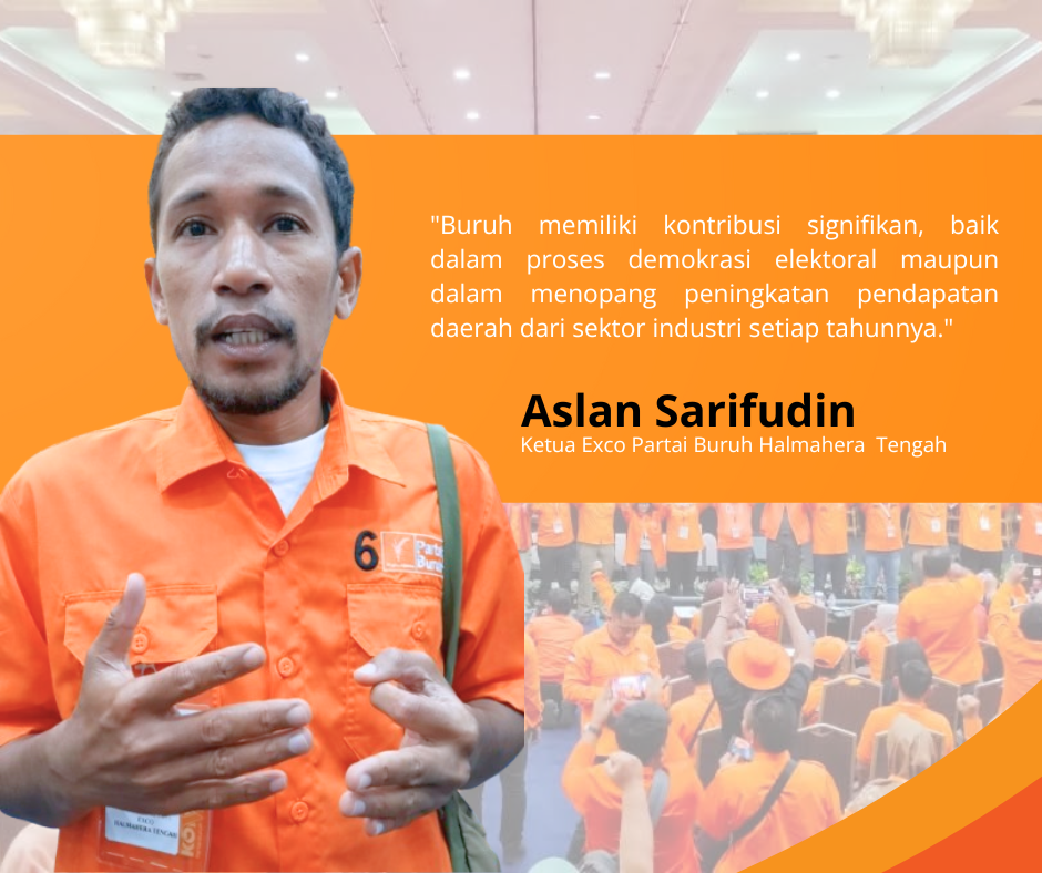 Aslan Sarifudin Bongkar Persoalan Buruh, Petani, dan Nelayan Halmahera Tengah di Kongres V Partai Buruh