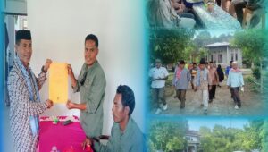 Pendaftaran Cakades Pantura Jaya, Iksan Ishak Diantar Simpatisan