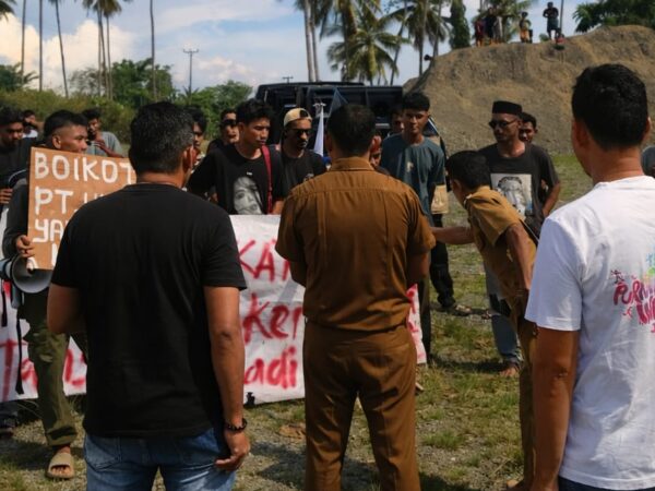 GPM-Garut Gelar Aksi Terkait Dugaan Aktivitas Galian C PT Hijrah Nusatama di Gane Barat Utara