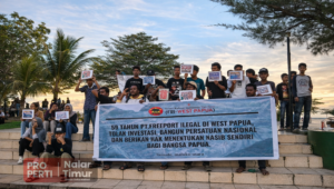 59 Tahun Freeport Dipersoalkan, Aksi Kamisan di Ternate Angkat Isu Penentuan Nasib Papua
